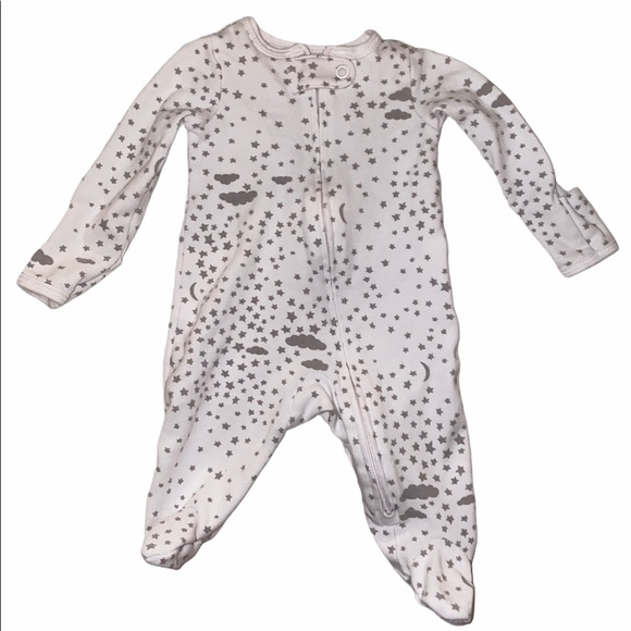 Simple Joys Footed Sleeper With Hand Cuff Newborn - Picture 1 of 1